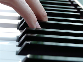 Keys and fingers